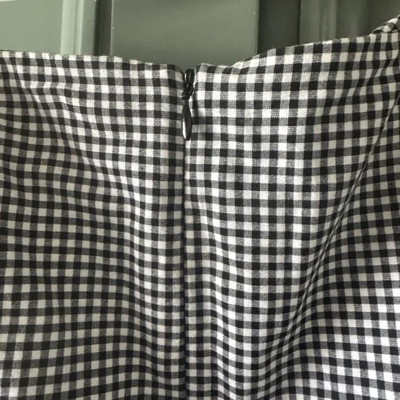 Karen Kane Gingham Skirt with Embroidered  Accents - Picture 5 of 6